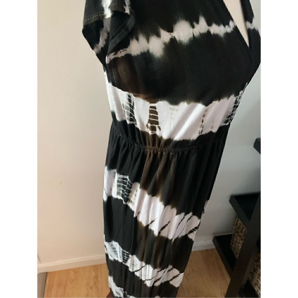 Pink rose maxi dress size xs tie dye - Picture 3 of 5